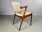 Fully Renovated Dining Chairs in Teak by Kai Kristiansen for Schou Andersen, 1960s, Set of 6 3