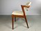 Dining Chairs in Teak by Kai Kristiansen for Schou Andersen, 1960s, Set of 6 6
