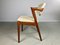 Fully Renovated Dining Chairs in Teak by Kai Kristiansen for Schou Andersen, 1960s, Set of 6 6