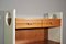 Wooden Hall Shelf with Drawers, 1970s 4