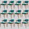 Dining Chairs in Teak by Kai Kristiansen for Schou Andersen, 1960s, Set of 12 5