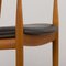 Teak & Black Leather Armchair by Illum Wilkkelso for Niels Eilsen, Denmark, 1960s 10