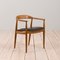 Teak & Black Leather Armchair by Illum Wilkkelso for Niels Eilsen, Denmark, 1960s, Image 3