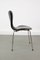 Black Leather Mod. 3107 Dining Chair by Arne Jacobsen for Fritz Hansen, 1964, Image 8