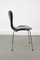 Cuir Noir Mod. Chaise de Salon 3107 par Arne Jacobsen pour Fritz Hansen, 1964 8