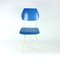 Chaise Mid-Century Bleue et Blanche de Ton, 1960s 10