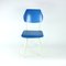 Mid-Century Czechoslovakian Chair in Blue and White from Ton, 1960s 10