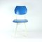 Mid-Century Czechoslovakian Chair in Blue and White from Ton, 1960s 9