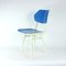 Mid-Century Czechoslovakian Chair in Blue and White from Ton, 1960s 1