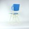 Mid-Century Czechoslovakian Chair in Blue and White from Ton, 1960s, Image 7