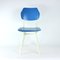 Mid-Century Czechoslovakian Chair in Blue and White from Ton, 1960s 11