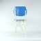 Mid-Century Czechoslovakian Chair in Blue and White from Ton, 1960s 6