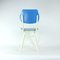 Mid-Century Czechoslovakian Chair in Blue and White from Ton, 1960s, Image 6