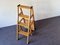 Vintage Metamorphic Step Chair mit Korbgeflecht Sitz 5