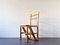 Vintage Metamorphic Step Chair with Wicker Seat 1