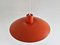 Red Ph 4/3 Pendant Lamp by Poul Henningsen for Louis Poulsen, Denmark, 1960s 3
