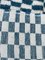 Vintage Checkered Beni Ouarain Mrirt Berber Rug, 1990s 8