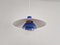 Blue Ph 4/3 Pendant Lamp by Poul Henningsen for Louis Poulsen, Denmark, 1960s 1