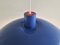 Blue Ph 4/3 Pendant Lamp by Poul Henningsen for Louis Poulsen, Denmark, 1960s, Image 4