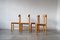 Brutalist Pine Dining Chairs attributed to Rainer Daumiller for Hirtshals Savvaerk, Set of 4 2