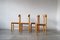 Brutalist Pine Dining Chairs attributed to Rainer Daumiller for Hirtshals Savvaerk, Set of 4, Image 2