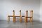 Brutalistische Esszimmerstühle aus Pinienholz von Rainer Daumiller für Hirtshals Savvaerk, 4er Set 2