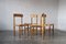 Brutalist Pine Dining Chairs attributed to Rainer Daumiller for Hirtshals Savvaerk, Set of 4 3