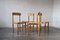 Brutalist Pine Dining Chairs attributed to Rainer Daumiller for Hirtshals Savvaerk, Set of 4, Image 3