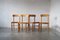Brutalist Pine Dining Chairs attributed to Rainer Daumiller for Hirtshals Savvaerk, Set of 4 1