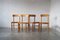 Brutalist Pine Dining Chairs attributed to Rainer Daumiller for Hirtshals Savvaerk, Set of 4, Image 1