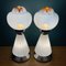 White Murano Glass Table Lamps from Vetri Murano, Italy, 1970s, Set of 2, Image 8