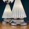 Lampes de Bureau en Verre de Murano Blanc de Vetri Murano, Italie, 1970s, Set de 2 11