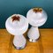 White Murano Glass Table Lamps from Vetri Murano, Italy, 1970s, Set of 2 12