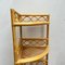 Bamboo and Rattan Corner Shelf, Image 9