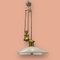 Lámpara colgante italiana de latón, años 80, Imagen 7