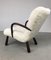 Fully Restored Danish Clam Chair in Sheepskin from Skive Mobelfabrik, 1950s, Image 11