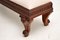 Victorian English Carved Wood Footstool 4