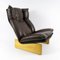 Dutch Leather Lounge Chair from Leolux, 1970s 3