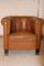 Leather Sofa and Club Chairs in the Style of Josef Hoffmann, 1900s, Set of 3 3