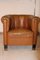 Leather Sofa and Club Chairs in the Style of Josef Hoffmann, 1900s, Set of 3, Image 3