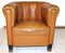 Leather Sofa and Club Chairs in the Style of Josef Hoffmann, 1900s, Set of 3 4