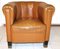 Leather Sofa and Club Chairs in the Style of Josef Hoffmann, 1900s, Set of 3, Image 4