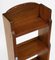 Small Cotswold School Walnut Open Bookshelf 3