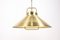 Lámpara colgante danesa de latón de Fritz Schlegel para Lyfa, Imagen 2