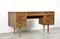 Walnut Concave Desk by Gunther Hoffstead for Uniflex, 1960s 7