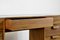 Walnut Concave Desk by Gunther Hoffstead for Uniflex, 1960s 2