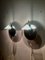 Mirror Wall Lights from Herda Amsterdam, 1980s, Set of 2 3