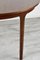 Round Extendable Teak Dining Table, 1960s, Image 6