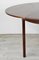 Round Extendable Teak Dining Table, 1960s 3