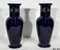 Enameled Earthenware Vases, Early 20th Century, Set of 2, Image 12